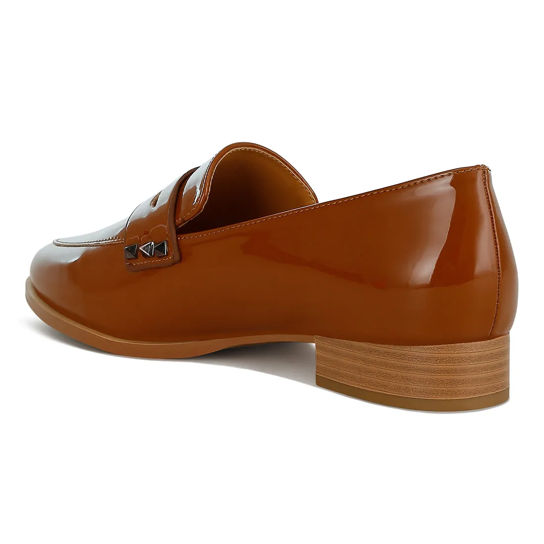 Patent Pleather Penny Loafers