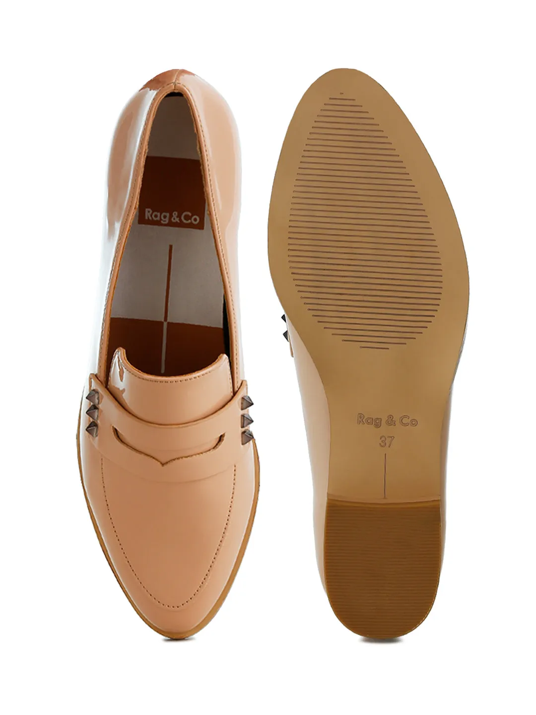 Patent Pleather Penny Loafers