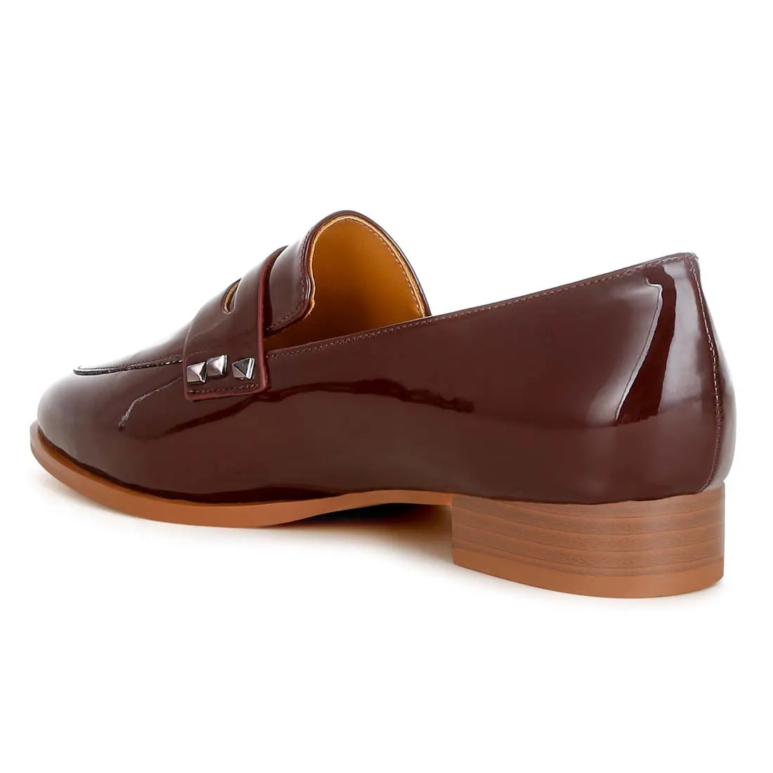 Patent Pleather Penny Loafers