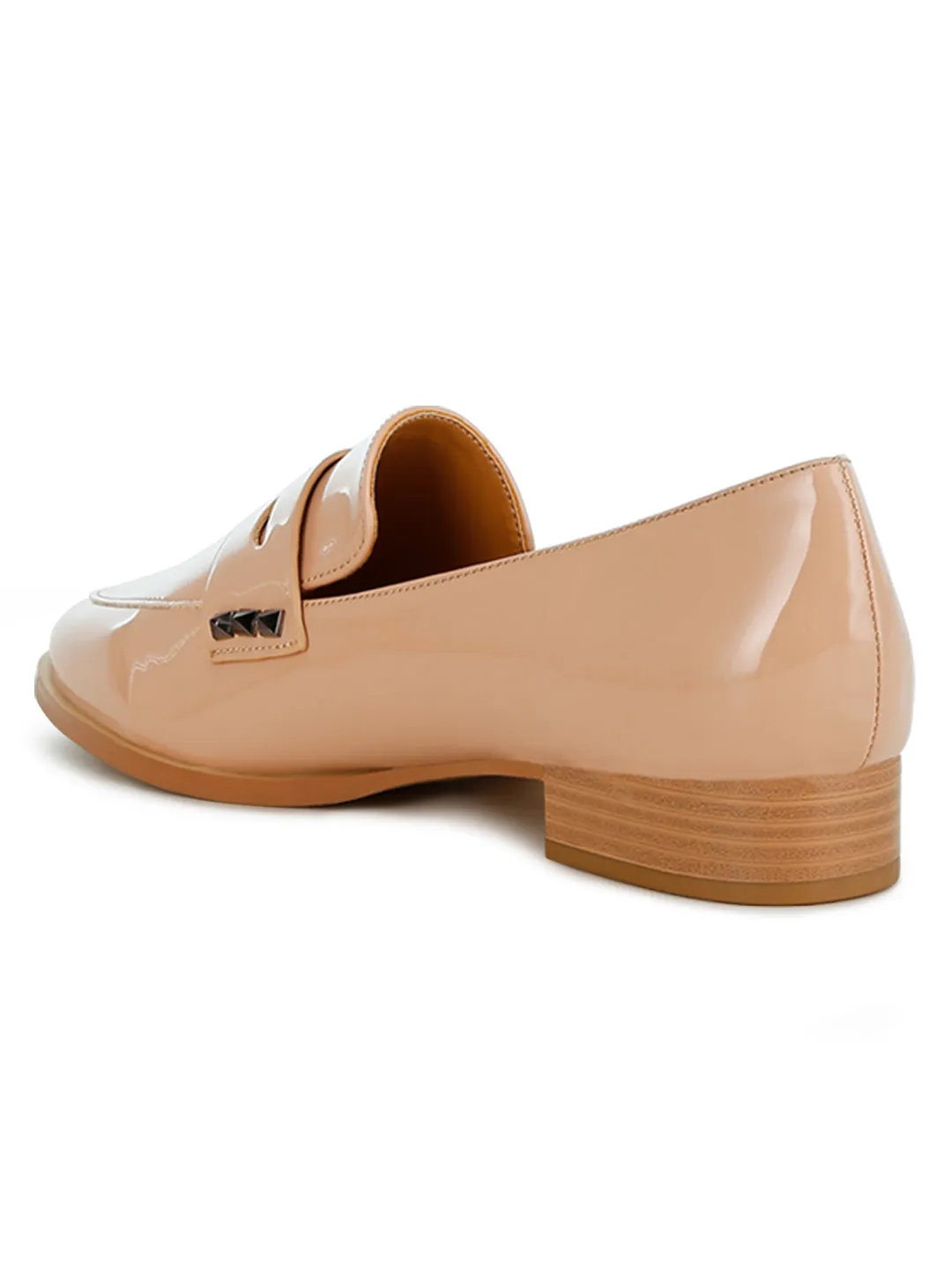 Patent Pleather Penny Loafers