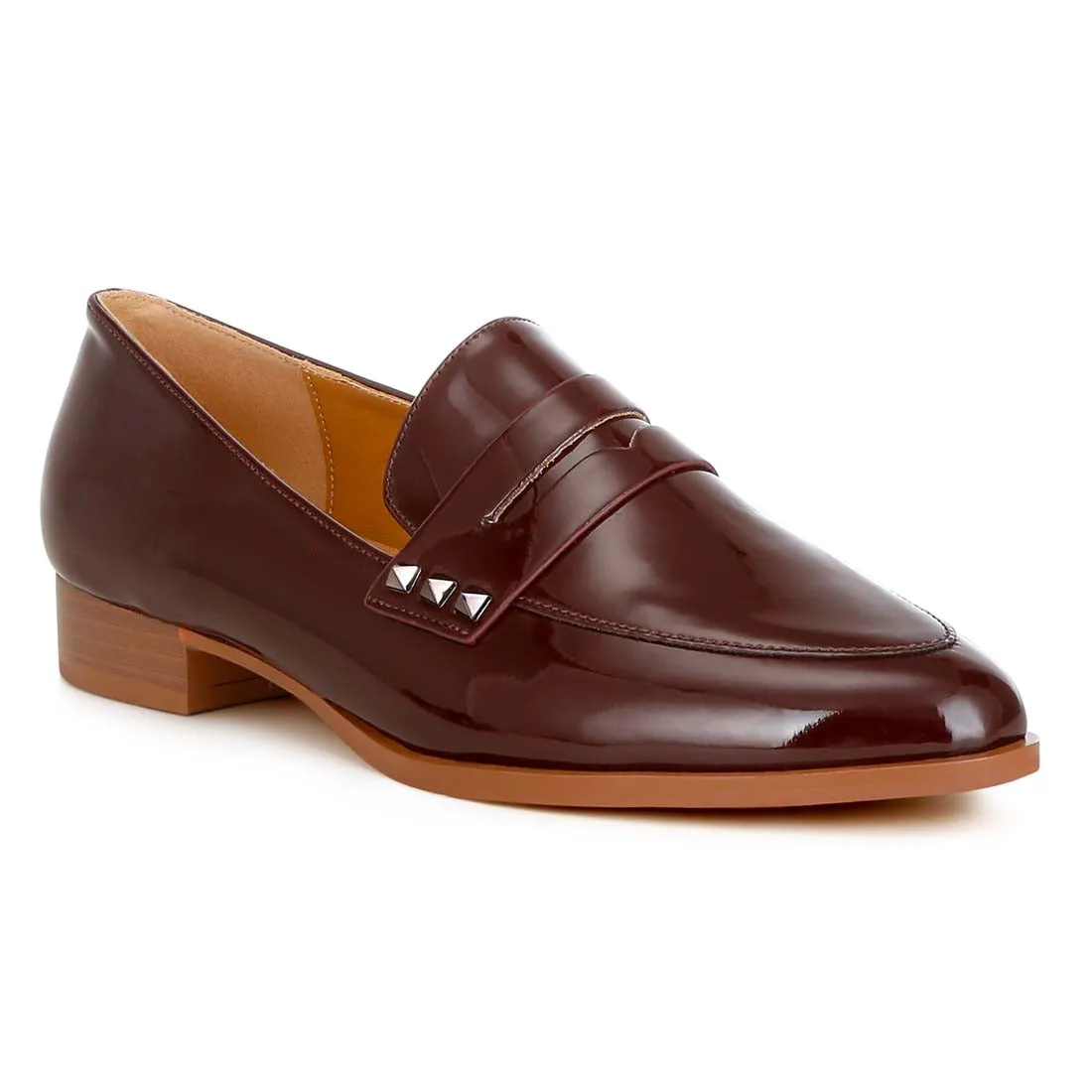 Patent Pleather Penny Loafers