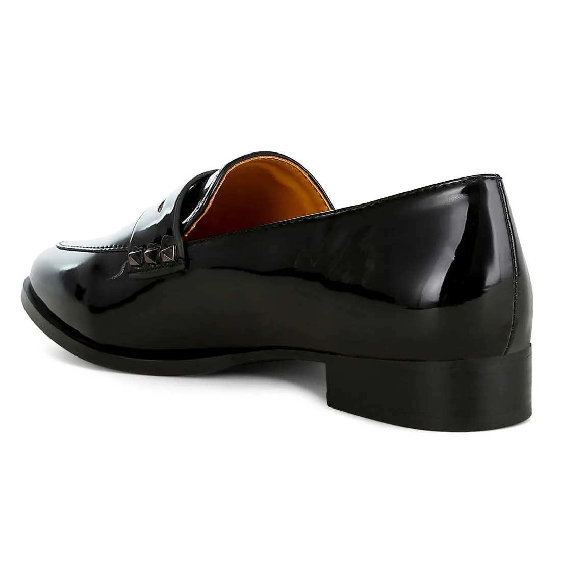 Patent Pleather Penny Loafers
