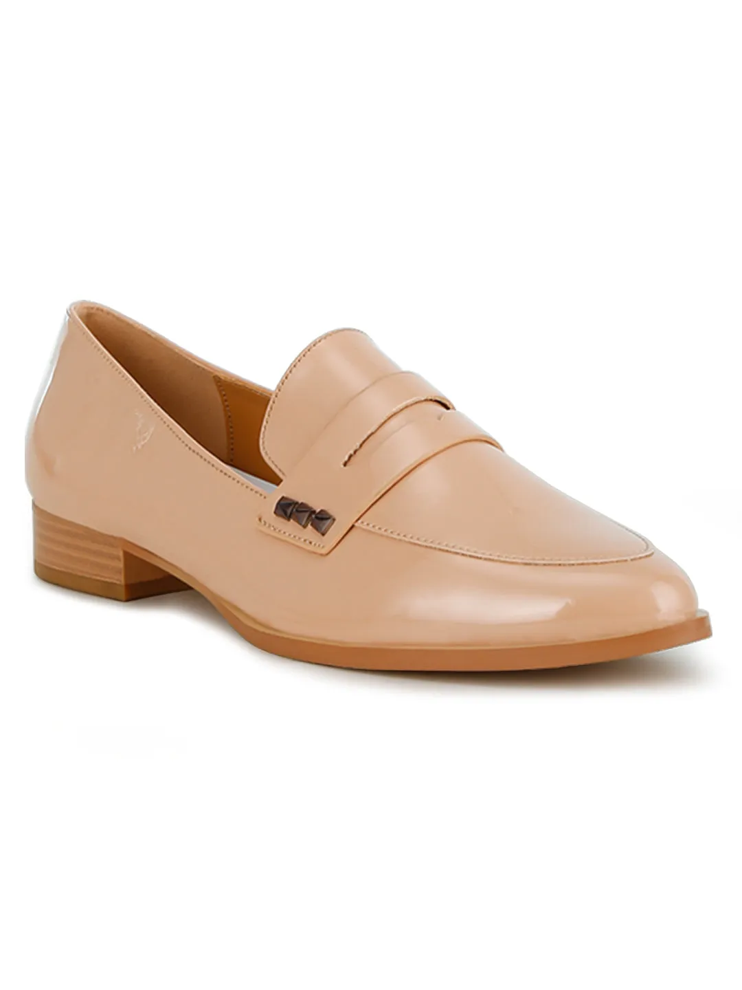 Patent Pleather Penny Loafers