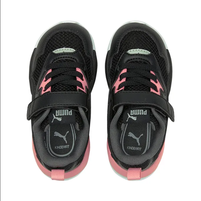 Puma scarpa sneakers da bambina X-Ray Lite 374398 17 nero rosa argento