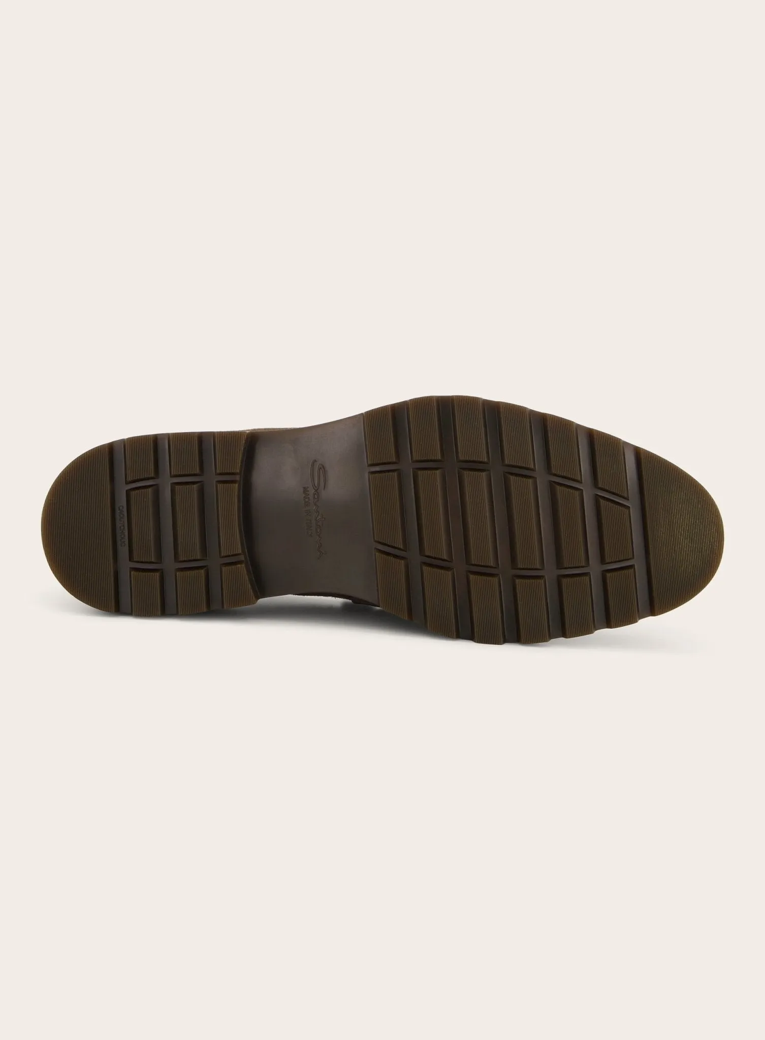 Rock penny loafers van kalfssuède