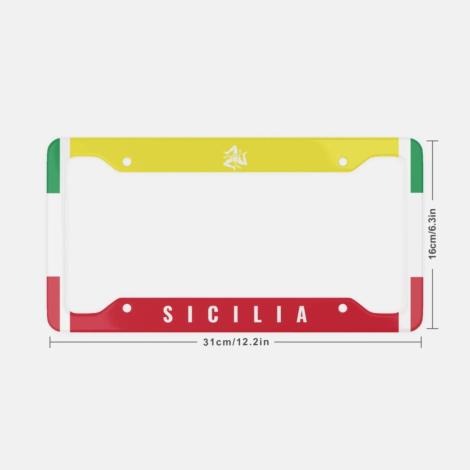 Sicily - License Plate Frame