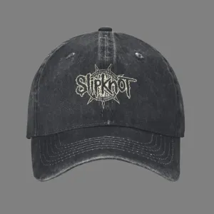 Slipknot Baseball Cap | Black Metalhead Style by Gothic Outlaws