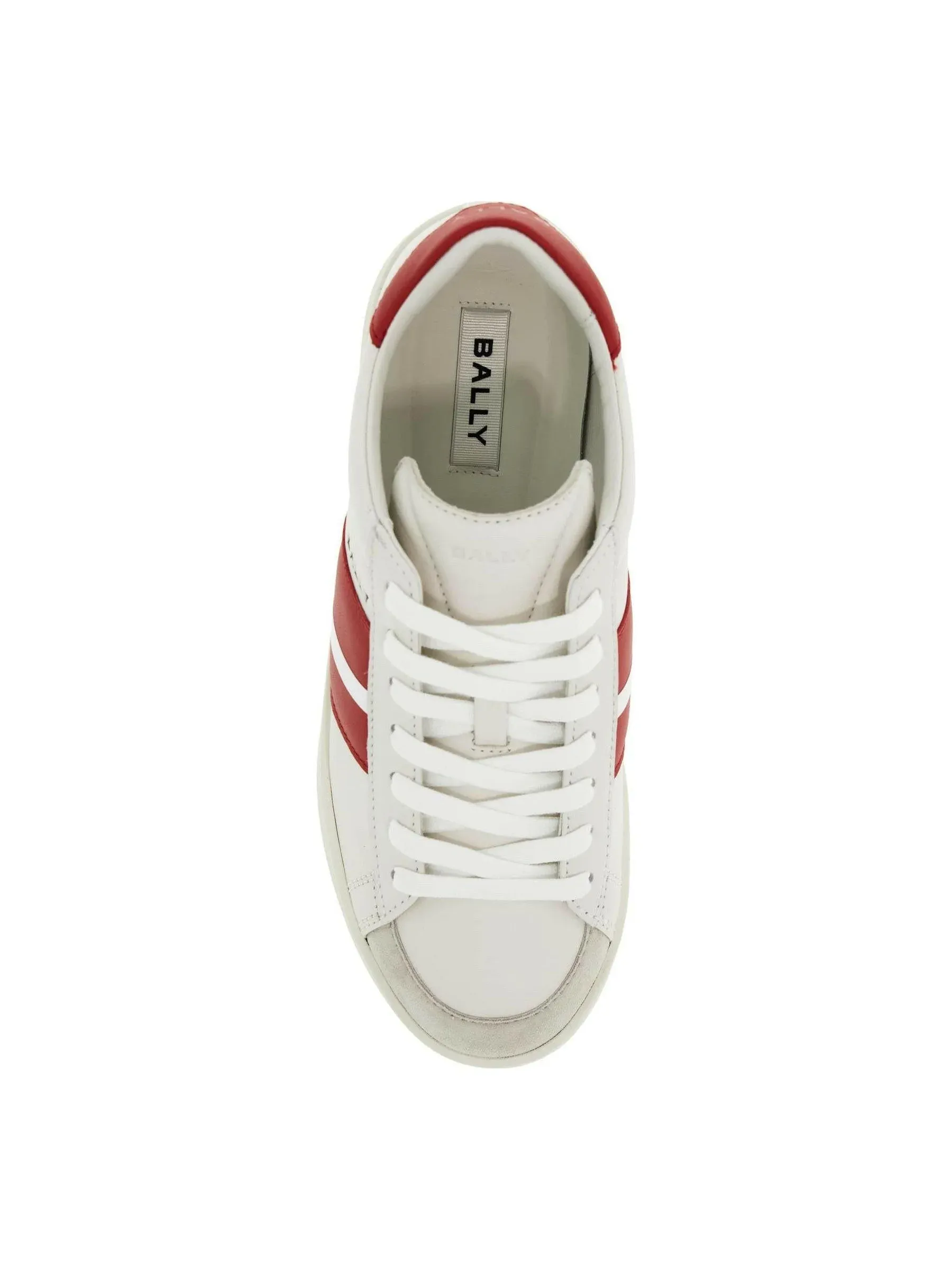 Tennis Stripe Leather Sneakers