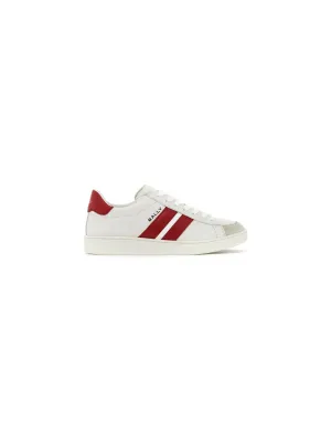Tennis Stripe Leather Sneakers