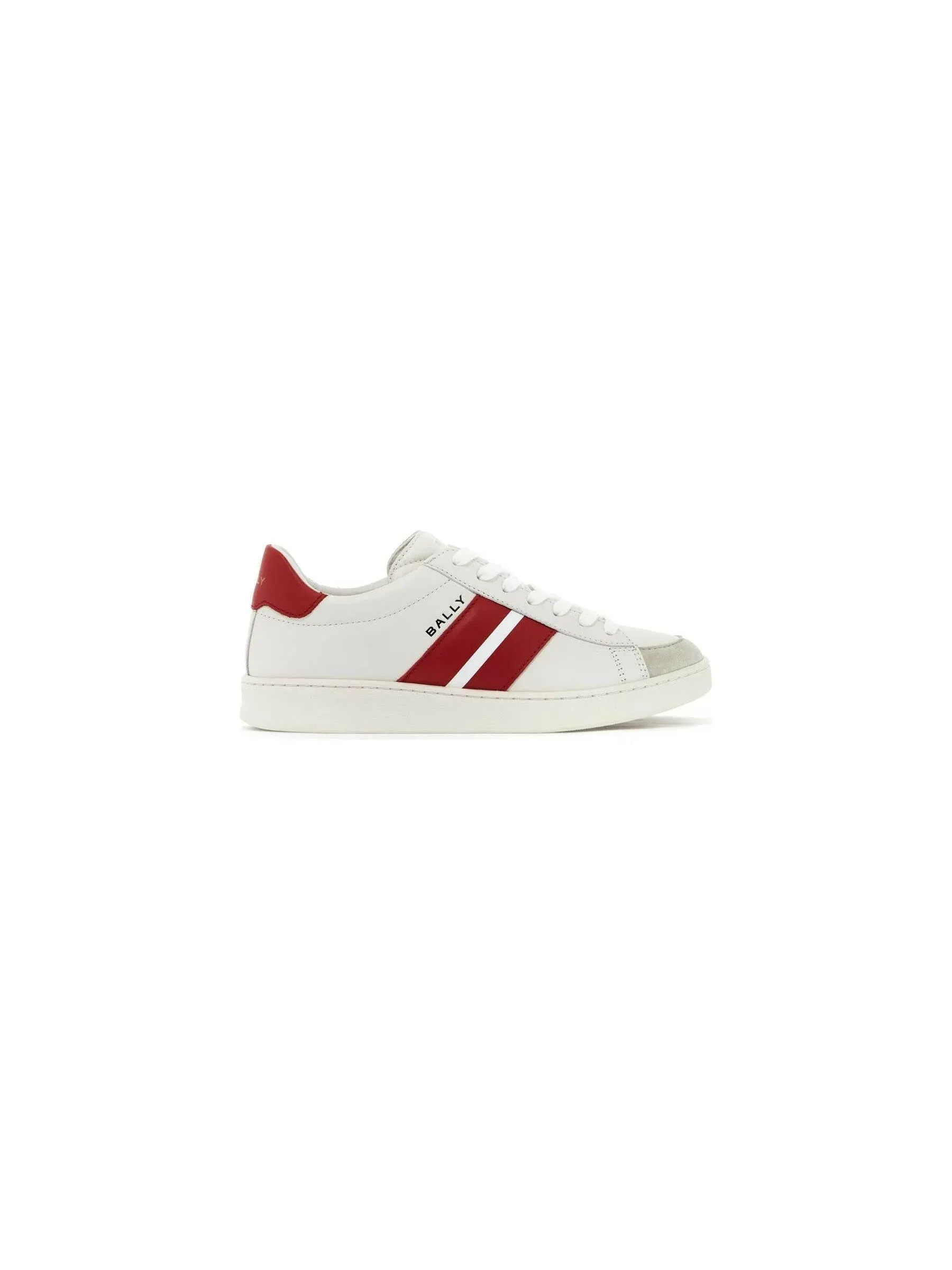 Tennis Stripe Leather Sneakers