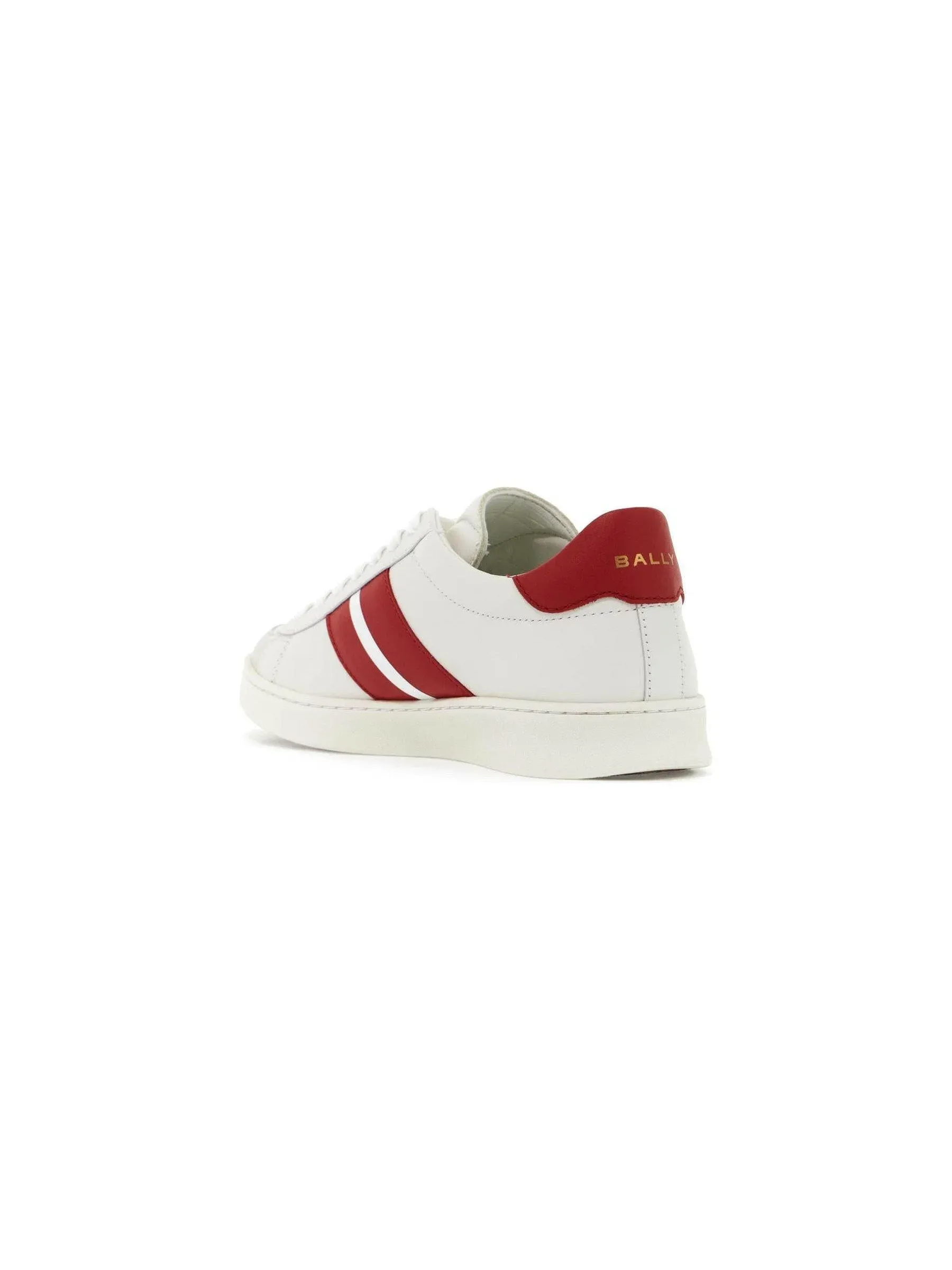 Tennis Stripe Leather Sneakers