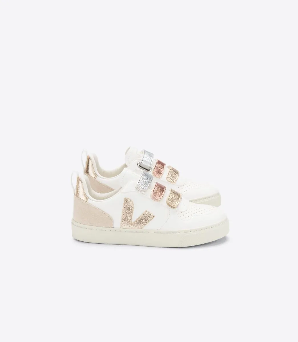 V-10 Leather Multico White Shiny - أحذية
