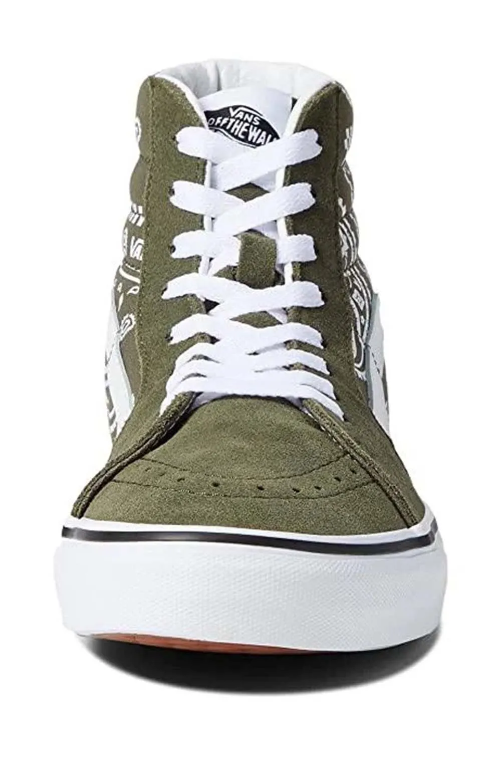 Vans Sk8 Hi Men's Canvas Sneakers Grape Leaf Paisley