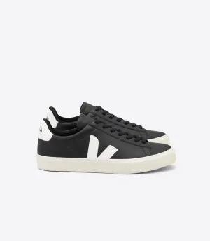 VEJA - Campo Chromefree Leather Sneaker - Black/White