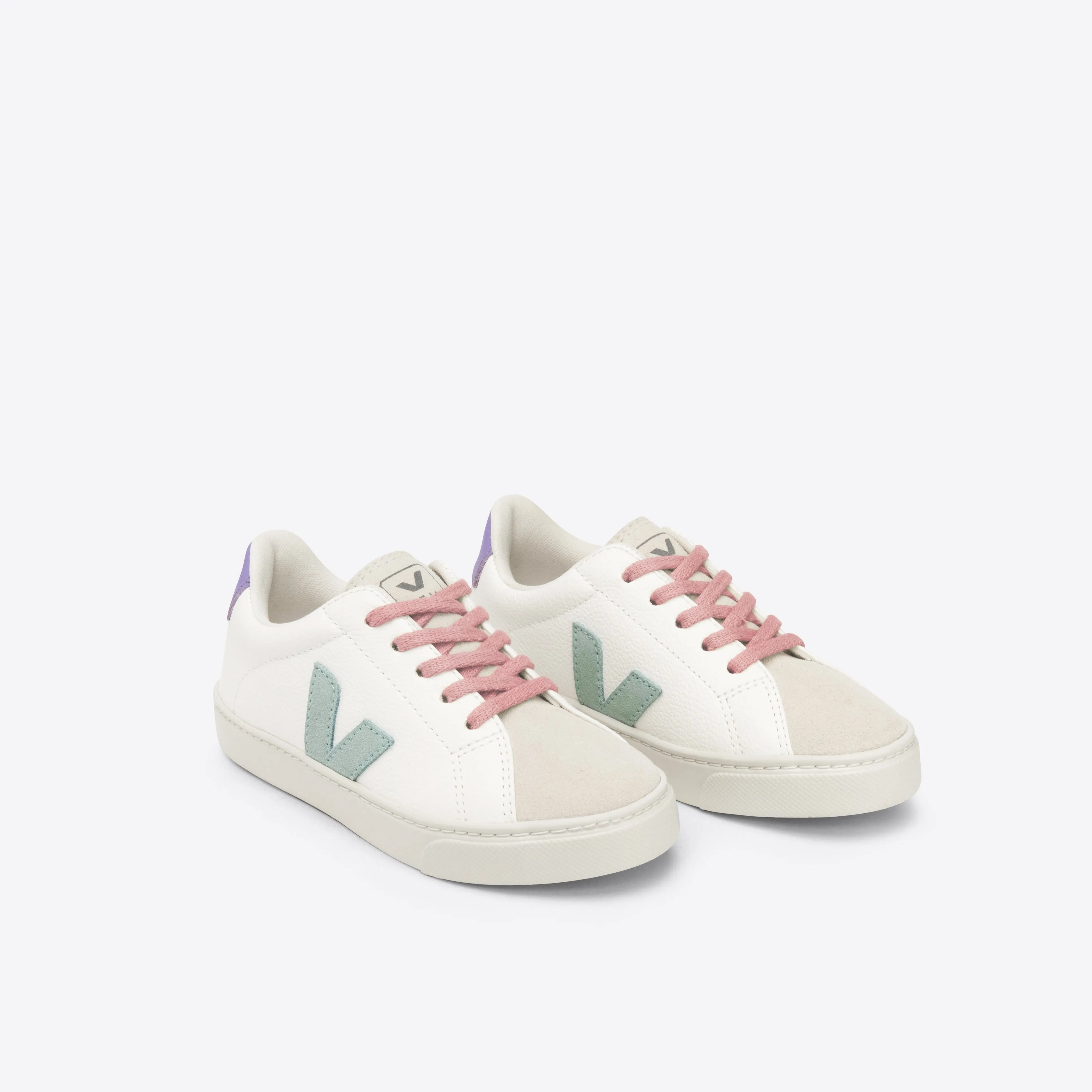 Veja Esplar Chromefree Extra White/Matcha_Lavande - Laces