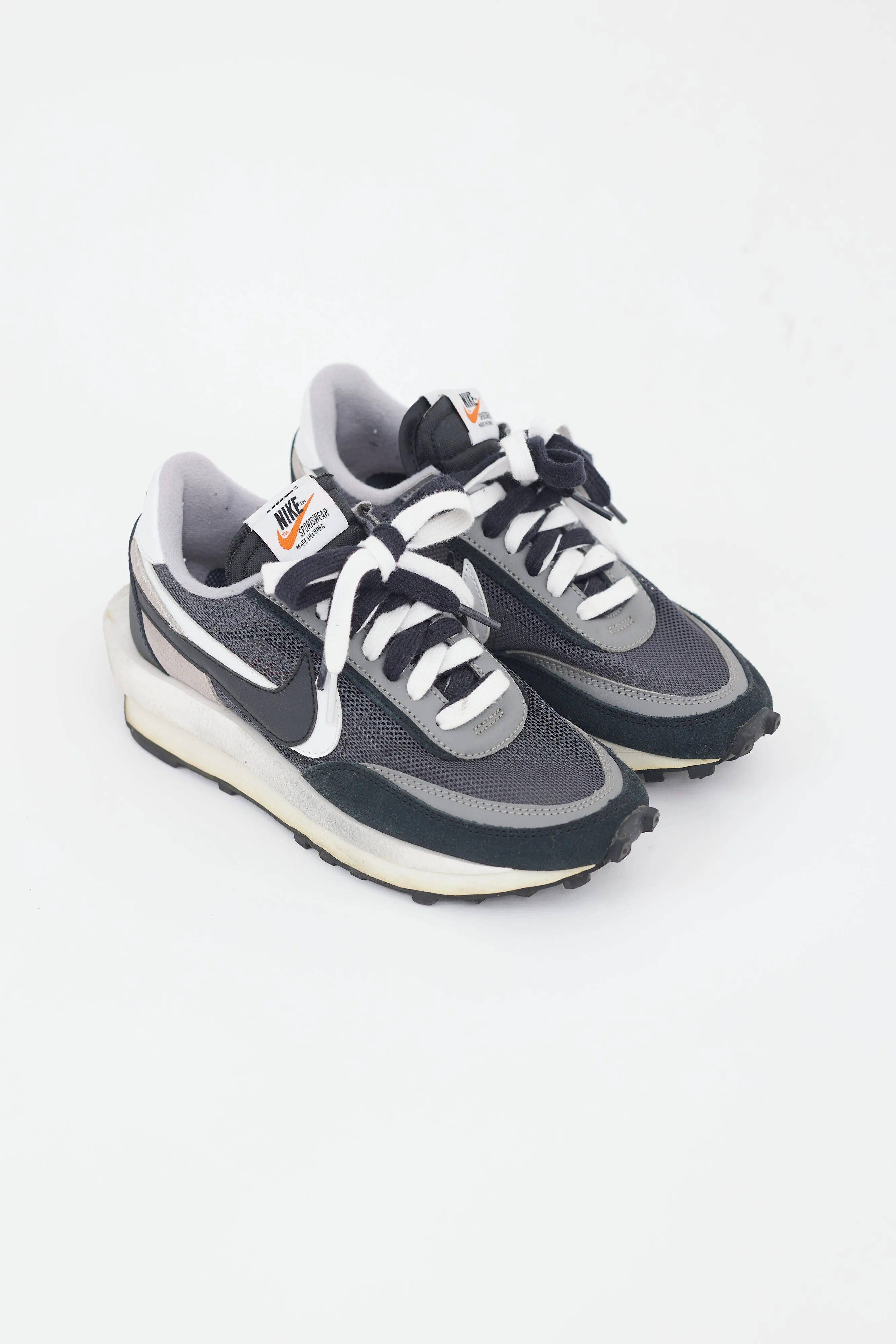 X Nike Black & Grey LD Waffle Sneaker
