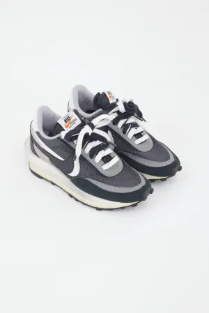 X Nike Black & Grey LD Waffle Sneaker